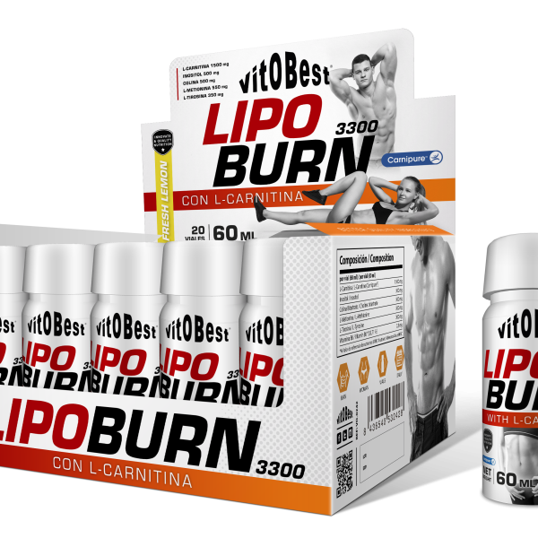 LipoBurn 3300 20viales 60ml (Limón) (Caja) (Vitobest) (Virtual)
