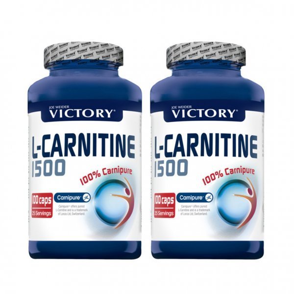 Pack Victory L-Carnitina 1500_2 botes x 100 caps
